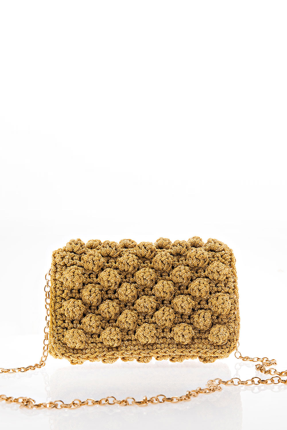 101 / XS Mini bag with bubbles in gold