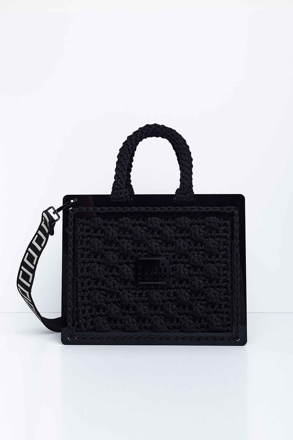 500 P/L Plexiglass Bag in black