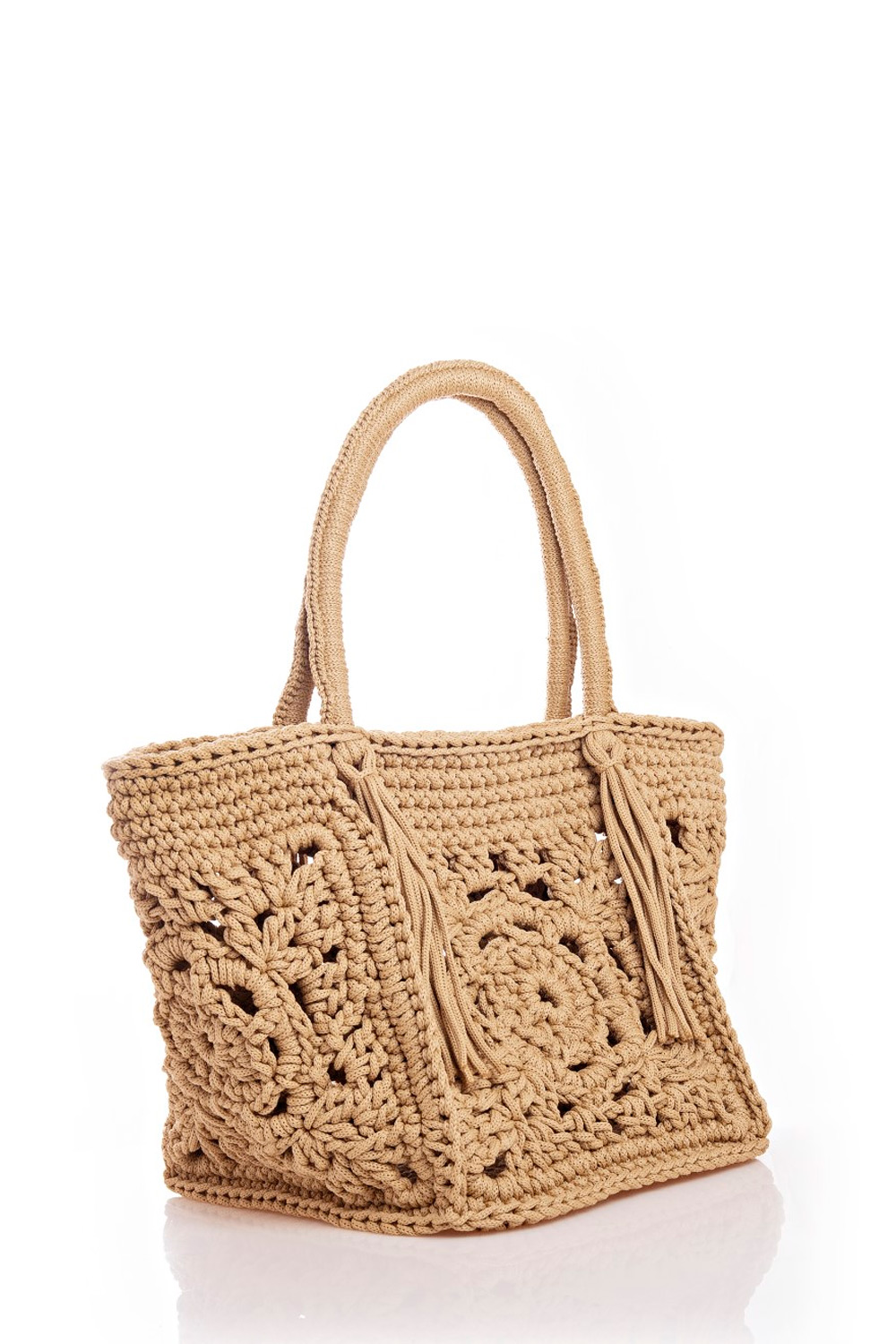 104.4 SEA LUXURY Beach Bag Beige