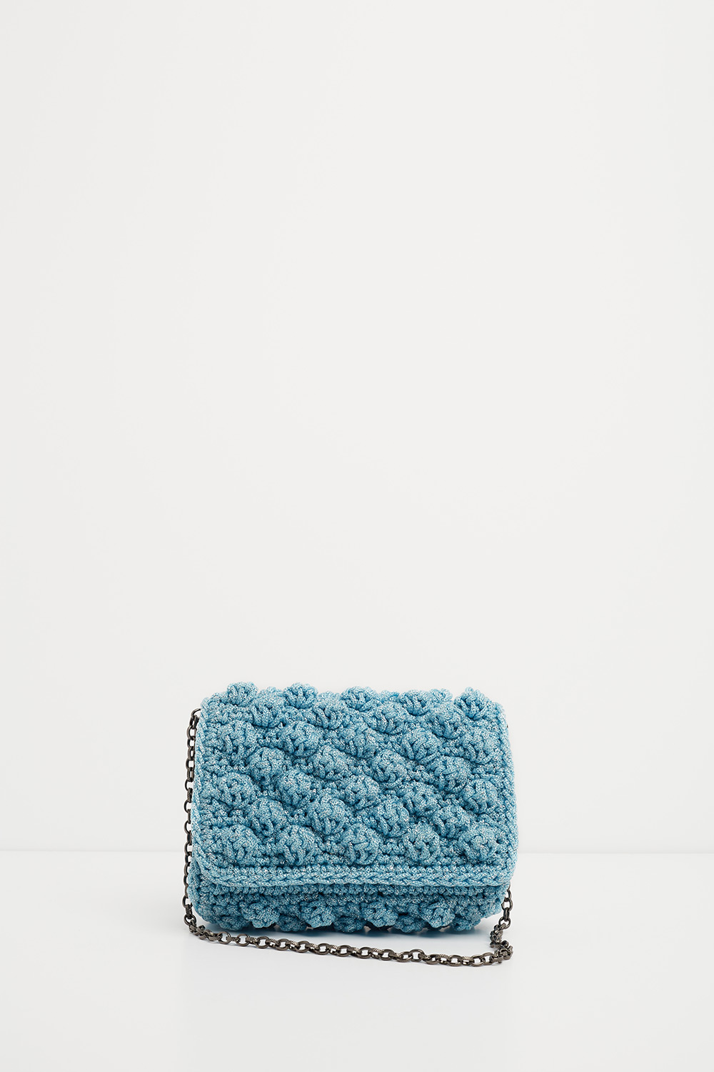 101 / XS Mini bag with bubbles in light blue