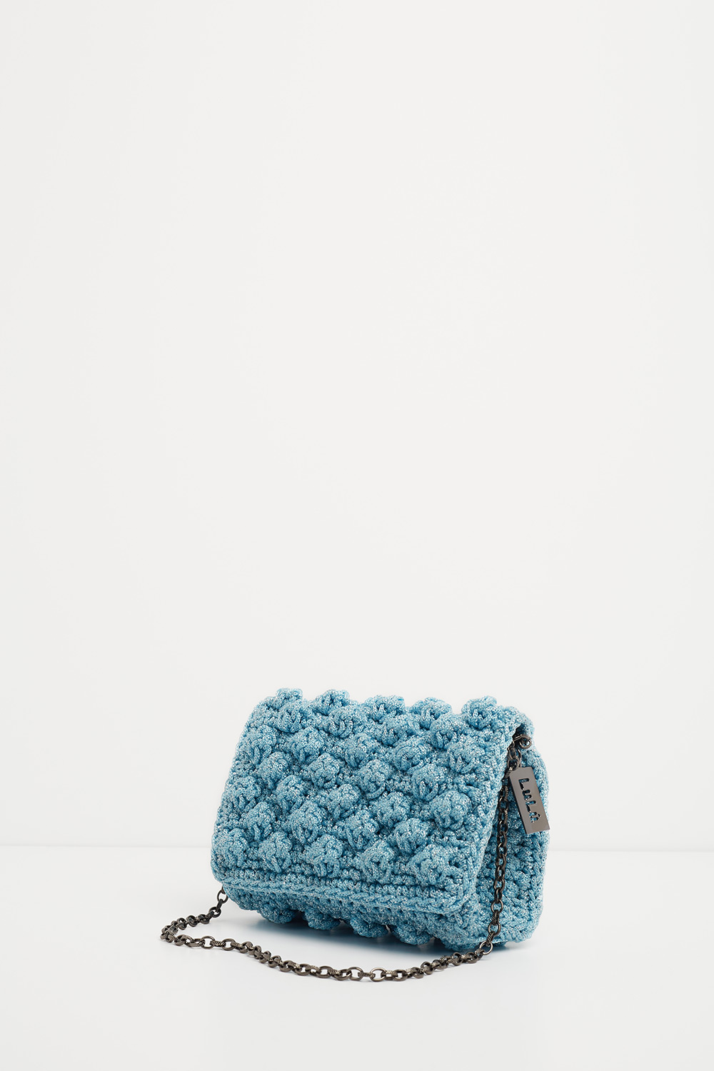 101 / XS Mini bag with bubbles in light blue