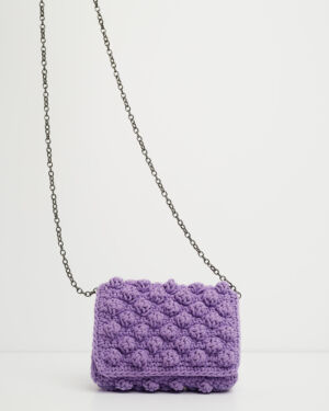 101 / XS Mini bag with bubbles in lilac