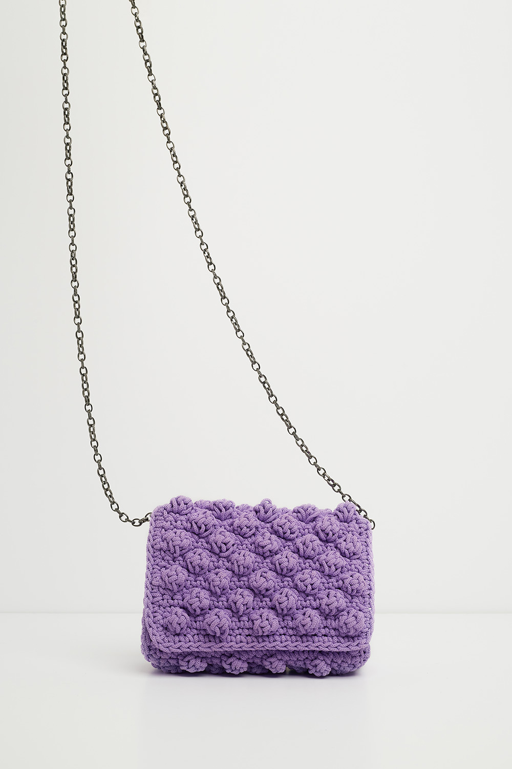 101 / XS Mini bag with bubbles in lilac