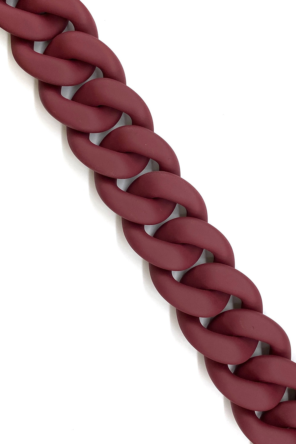 Silicon Chain – thick 60cm – Burgundy
