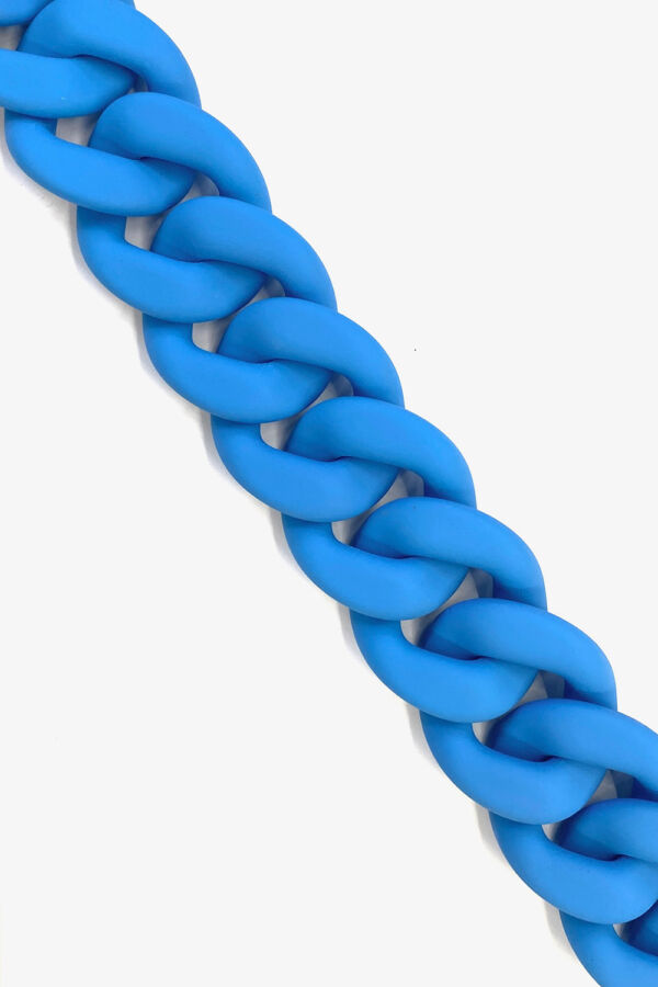 Silicon Chain - thick 60cm - Indigo Blue