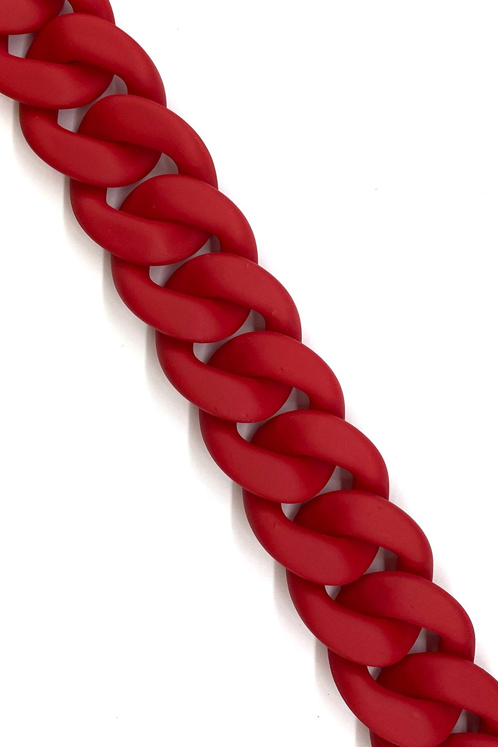 Silicon Chain - thick 60cm - Red