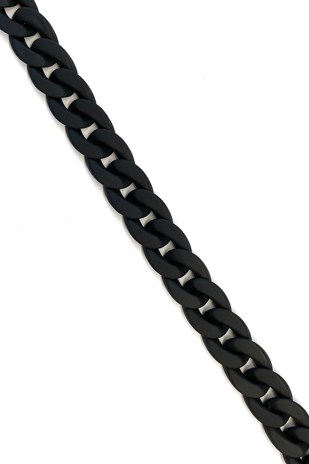 Silicon Chain - thin 120cm - Black