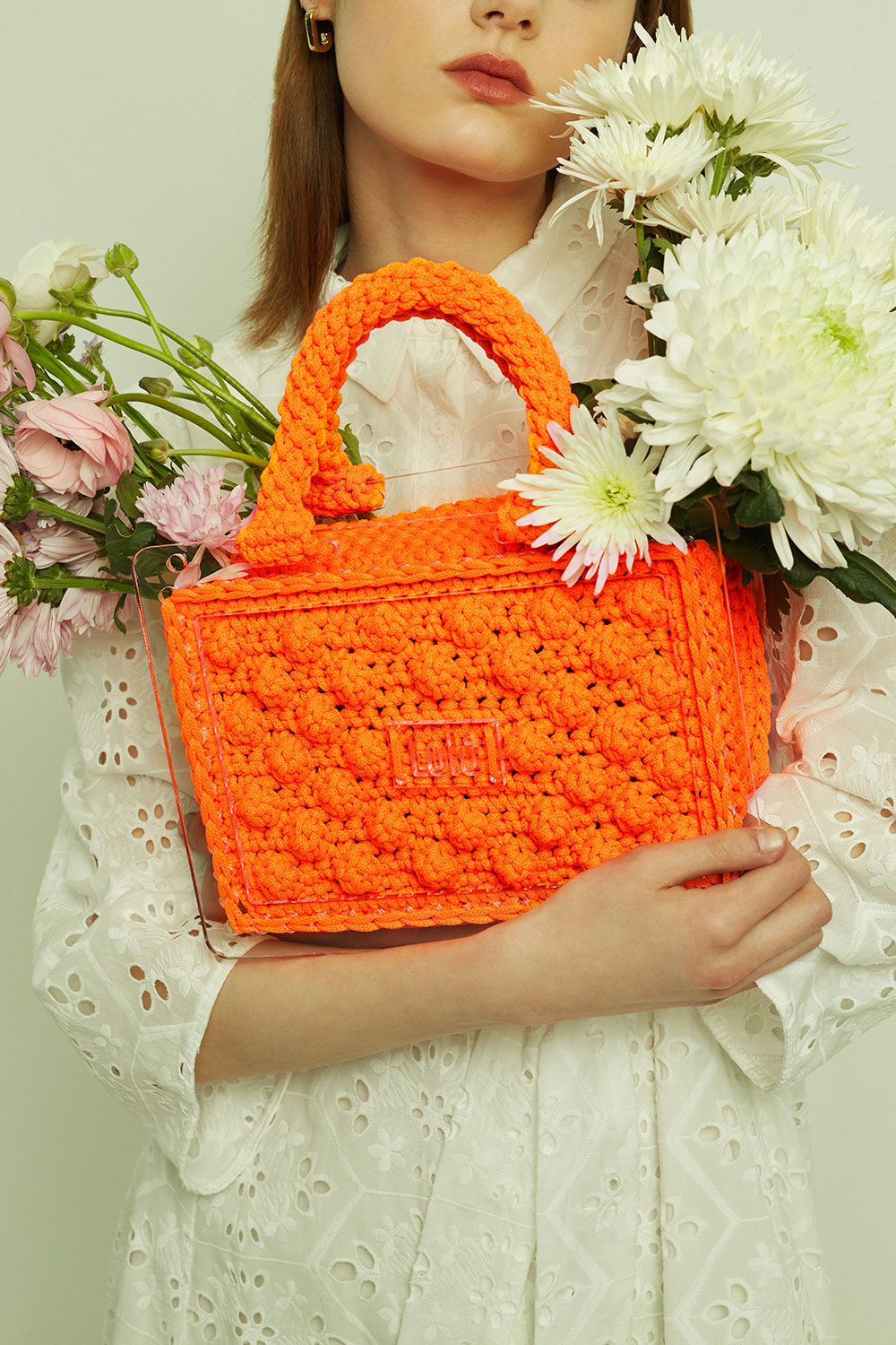 500 P/L Plexiglass Bag in orange