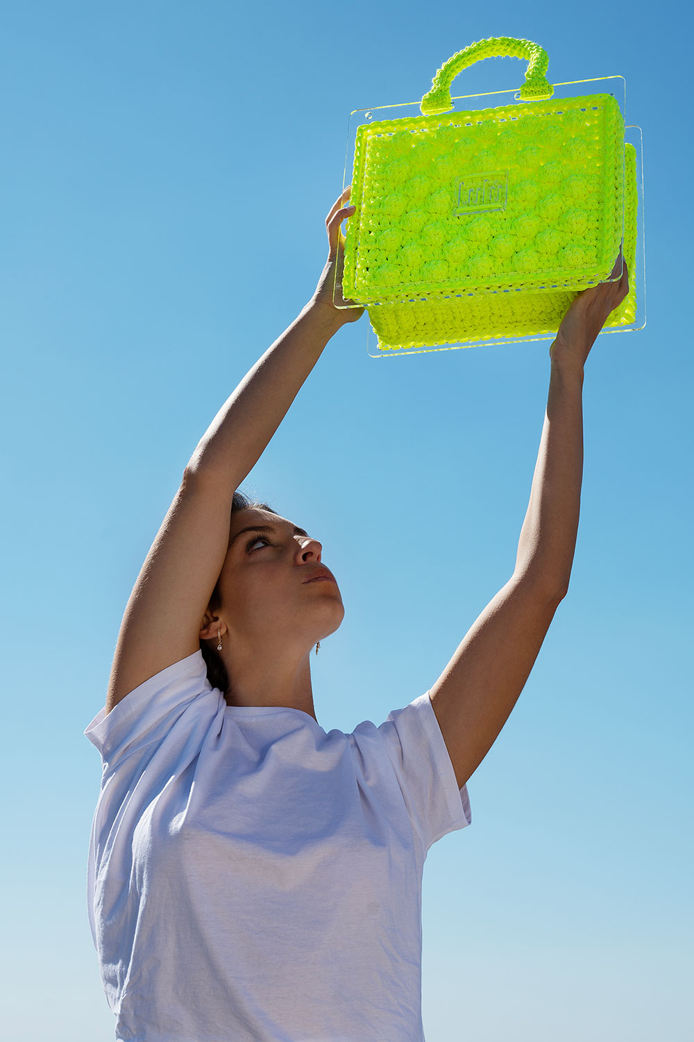 500 P/L Plexiglass Bag in Yellow