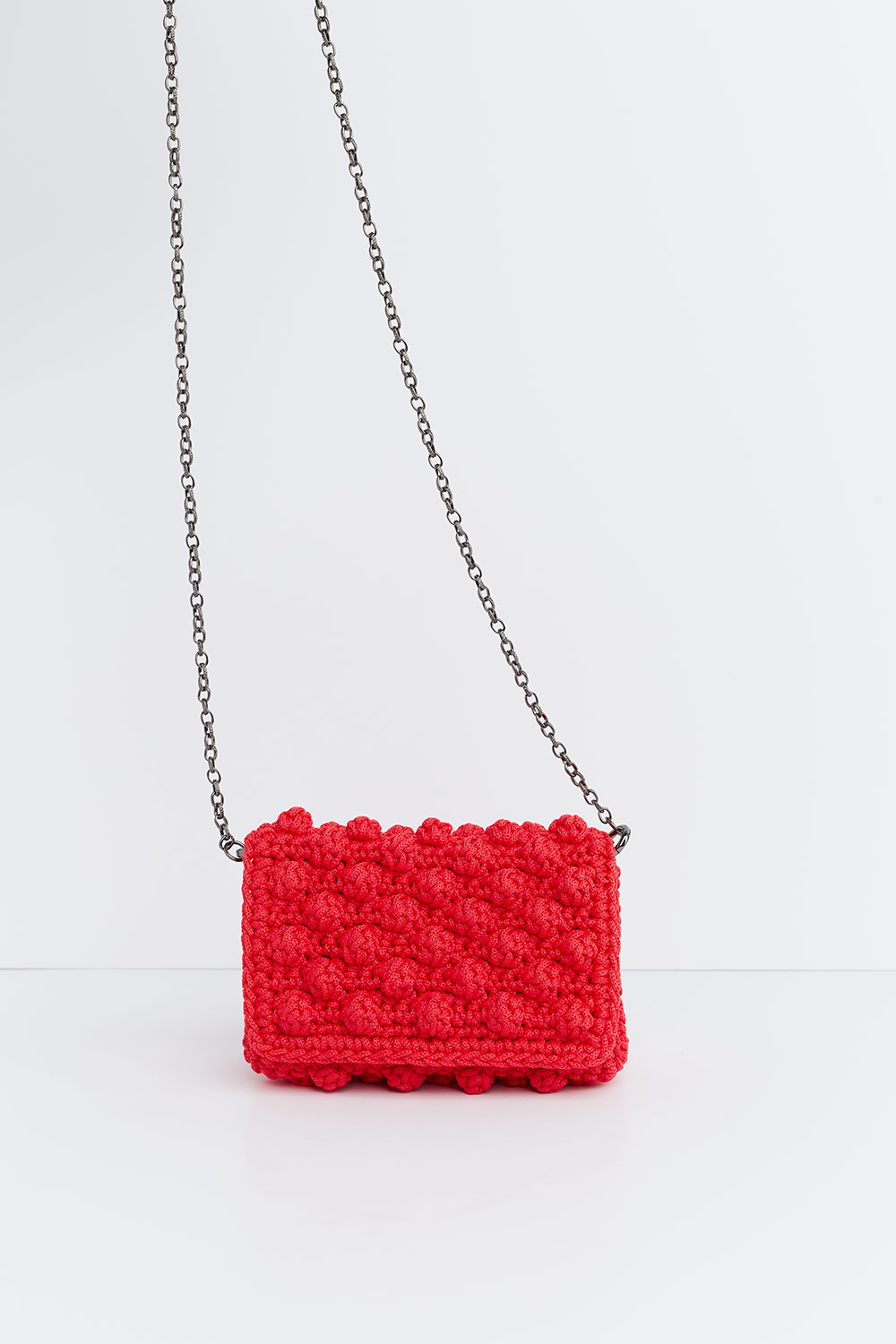 101 / XS Mini bag with bubbles in Red