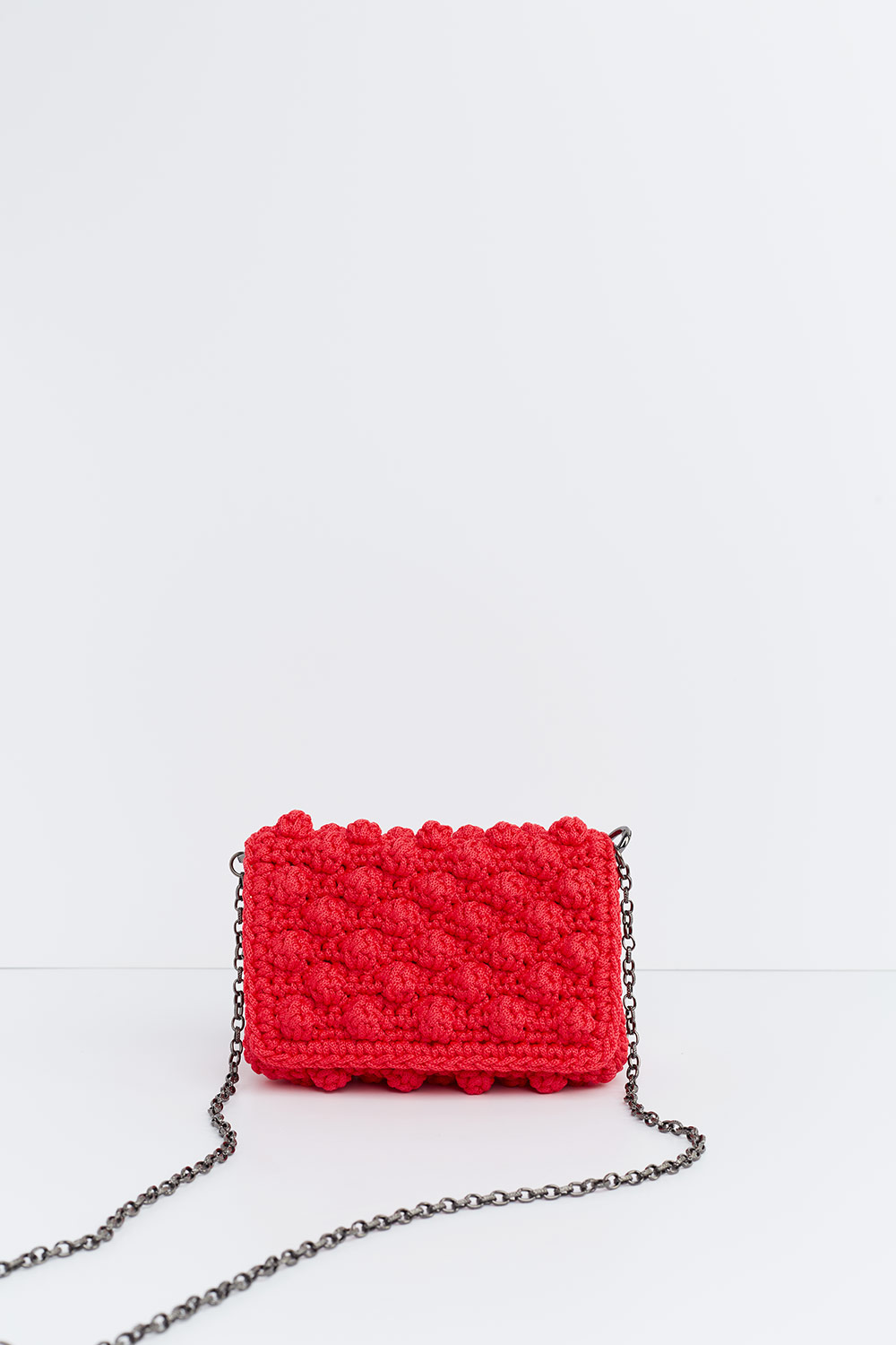101 / XS Mini bag with bubbles in Red