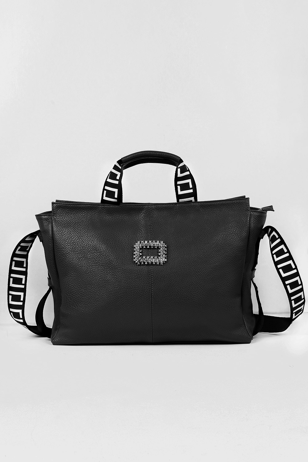 FERGIE Leather Bag Black