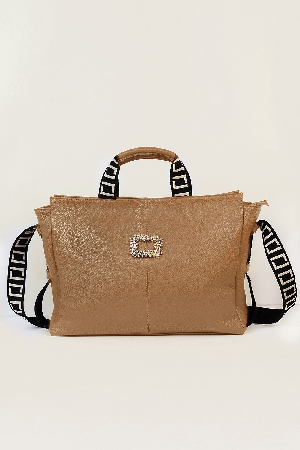 FERGIE Leather Bag Tan